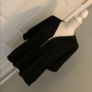 Michael by Michael Kors || EUC Batwing Zip-Up with Gold Hardware